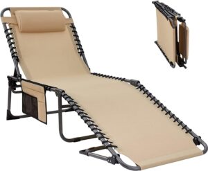 Folding lounge chair