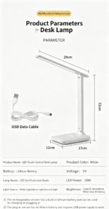 Eye‑Caring Reading & Writing Lamp